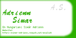 adrienn simar business card